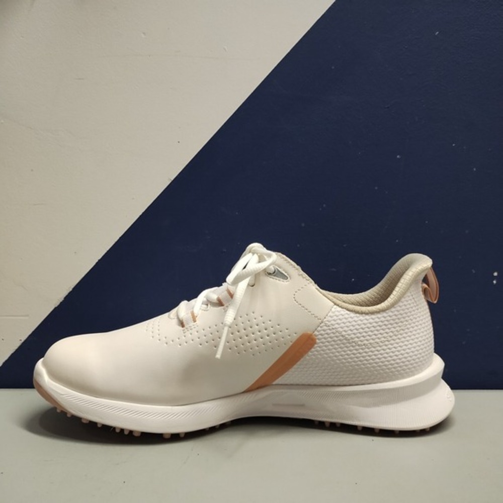 FootJoy FJ Fuel Spikeless Golf Shoes Womens US 10M White‎ Pink Lace Up 92378 EUC - Picture 10 of 13